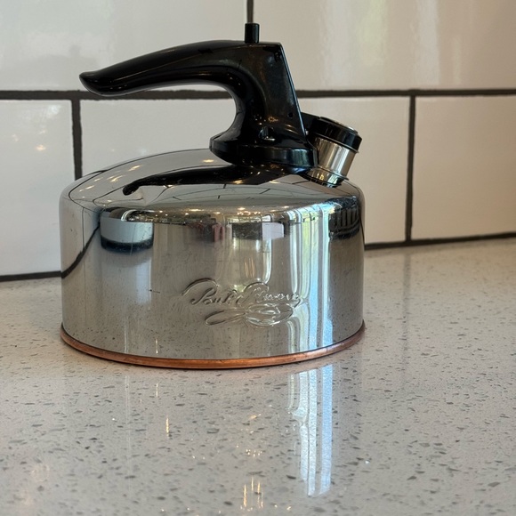 Revere Ware 1.5 Qt Whistling Kettle Copper Bottom - Picture 2 of 7